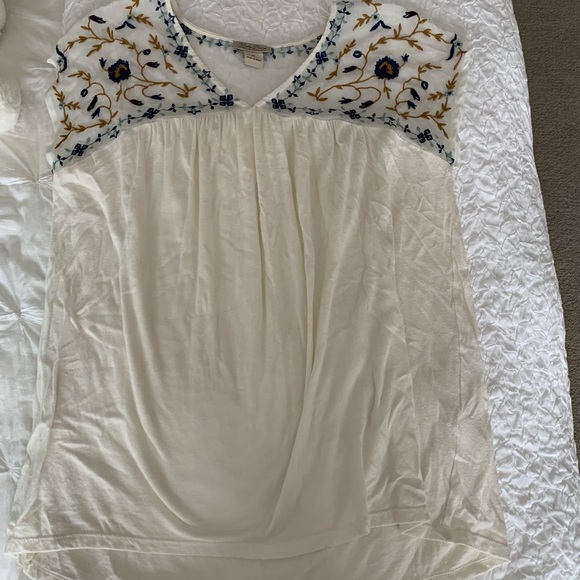 lucky brand white blouse